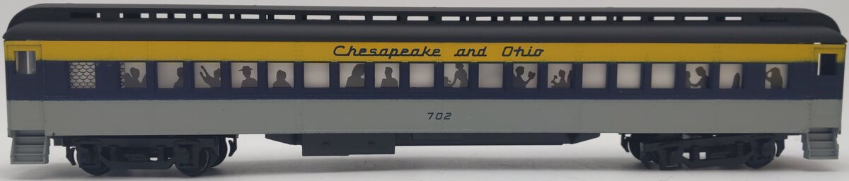 American Models S Scale Chesapeake & Ohio Passenger Car #702 EX/Box