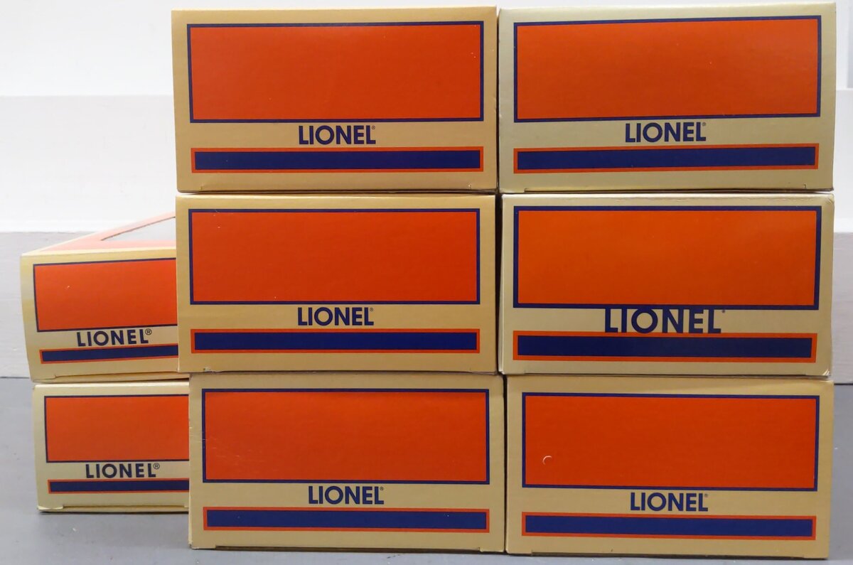 Lionel O Assorted Boxcars 6-29236, 6-29285, 6-19949, 6-29284, 6-29226 [8] LN/Box