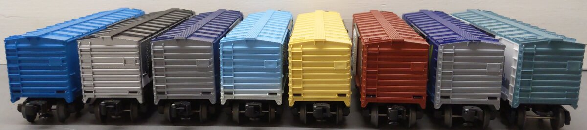 Lionel O Assorted Boxcars 6-29236, 6-29285, 6-19949, 6-29284, 6-29226 [8] LN/Box