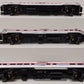 MTH 20-6548 O Gauge Amtrak Passenger Cars #1832, #4012, #9410 EX