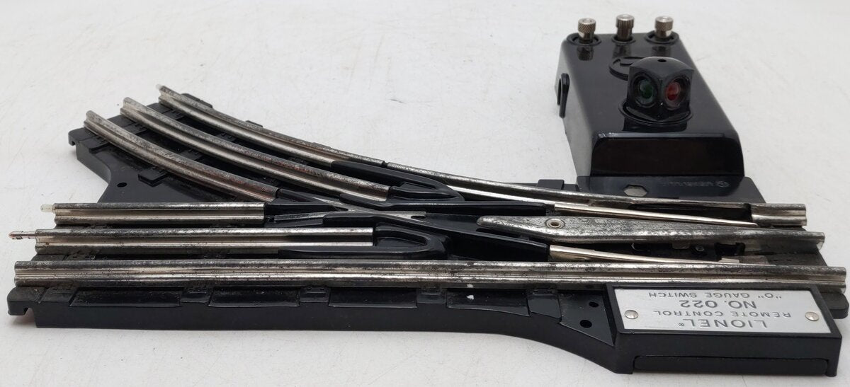 Lionel 6-14062 O Gauge Remote-Control 022 Left Hand Switch Turnout EX/Box
