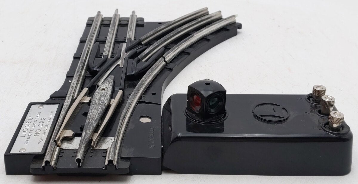 Lionel 6-14062 O Gauge Remote-Control 022 Left Hand Switch Turnout EX/Box