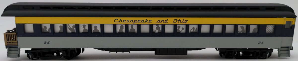 American Models S Scale Chesapeake & Ohio Passenger Car #25 EX/Box