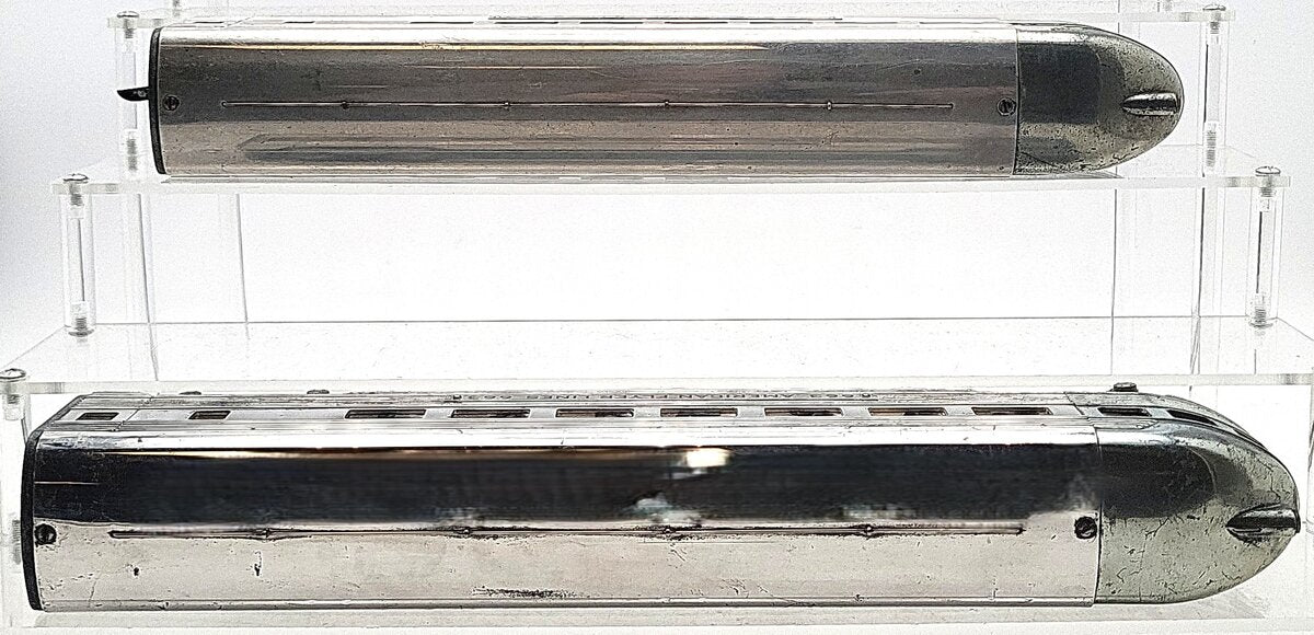 American Flyer 663 Vintage S Aluminum Illuminated Observation Car VG