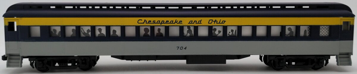 American Models S Scale Chesapeake & Ohio Passenger Car #704 EX/Box