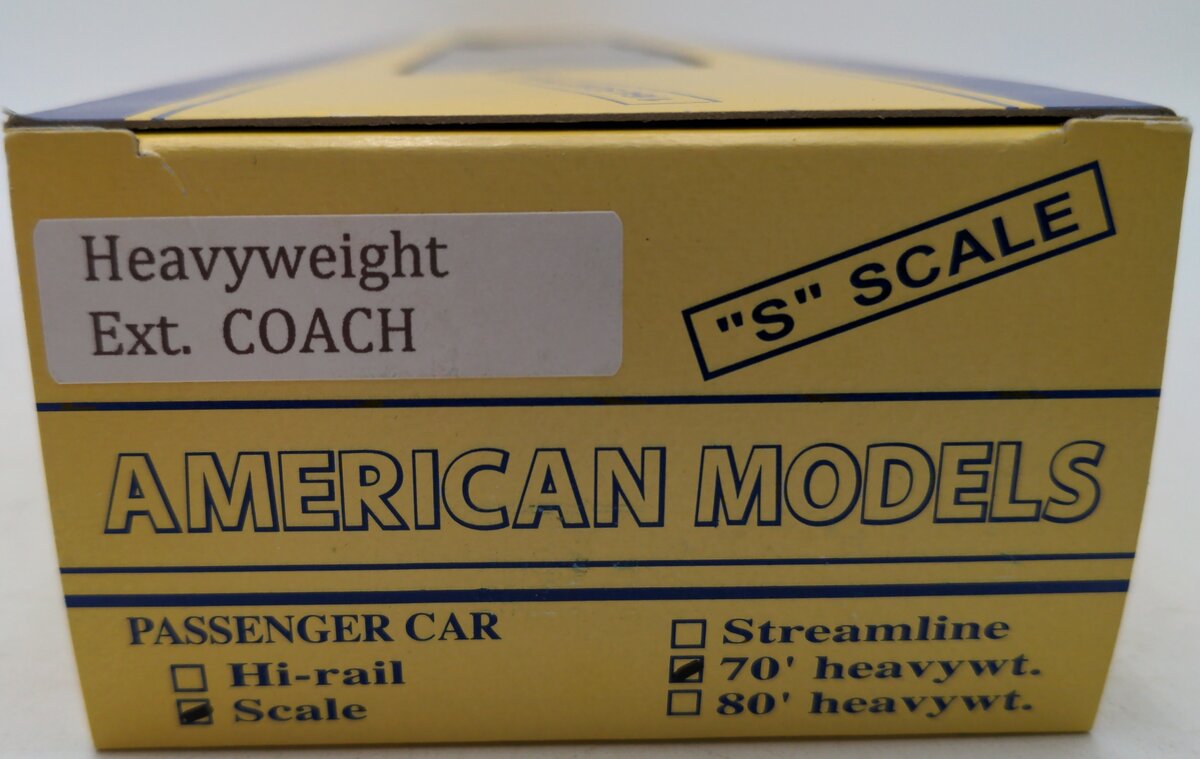American Models S Scale Chesapeake & Ohio Passenger Car #704 EX/Box