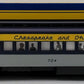American Models S Scale Chesapeake & Ohio Passenger Car #704 EX/Box