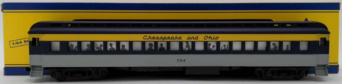 American Models S Scale Chesapeake & Ohio Passenger Car #704 EX/Box