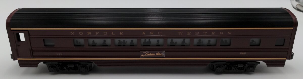 Lionel 6-9565 O Gauge Norfolk & Western Aluminum Passenger Car #580 LN/Box