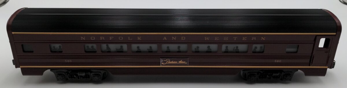 Lionel 6-9565 O Gauge Norfolk & Western Aluminum Passenger Car #580 LN/Box