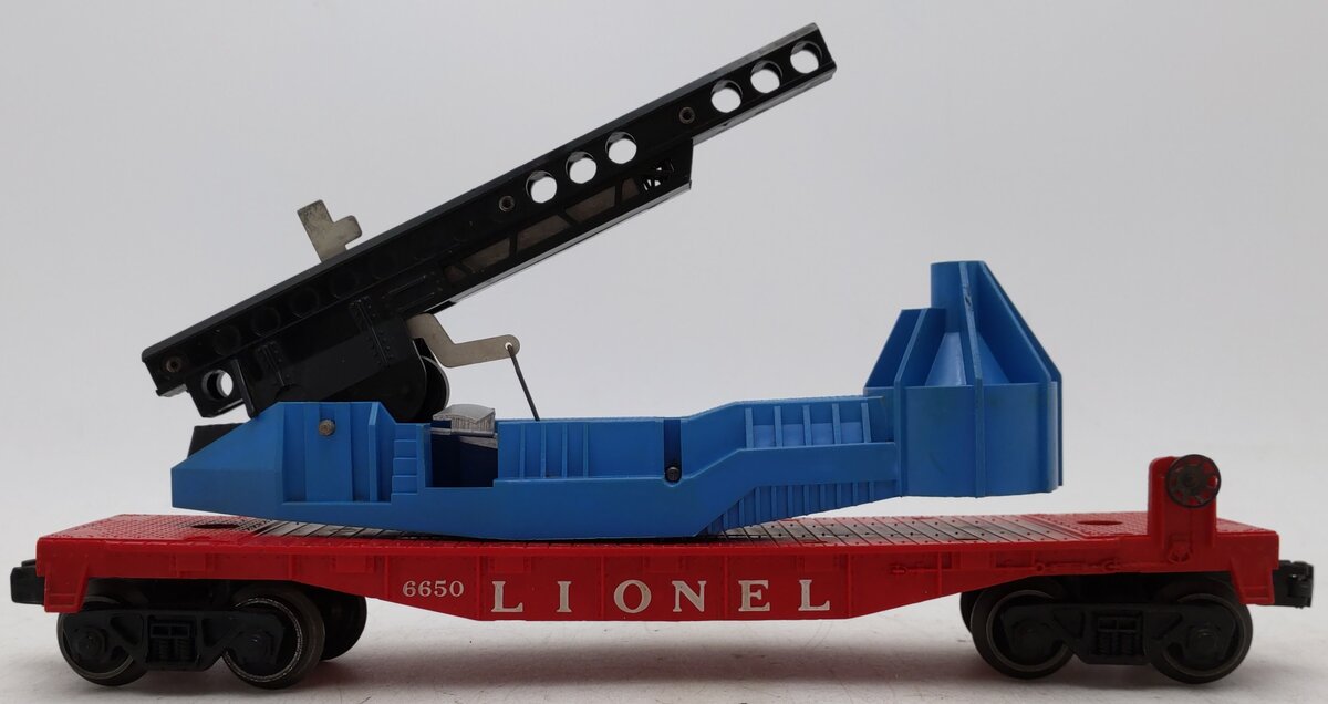 Lionel 6650 O Scale Vintage IRBM Rocket Launcher EX