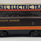 Lionel 6-8581 O Gauge Illinois Central F3 Dummy B Unit Diesel Locomotive EX/Box