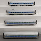 MTH 20-6521 O Gauge Cal Train Amfleet Passenger Car Set (Set of 4) VG