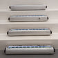 MTH 20-6521 O Gauge Cal Train Amfleet Passenger Car Set (Set of 4) VG