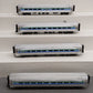 MTH 20-6521 O Gauge Cal Train Amfleet Passenger Car Set (Set of 4) VG