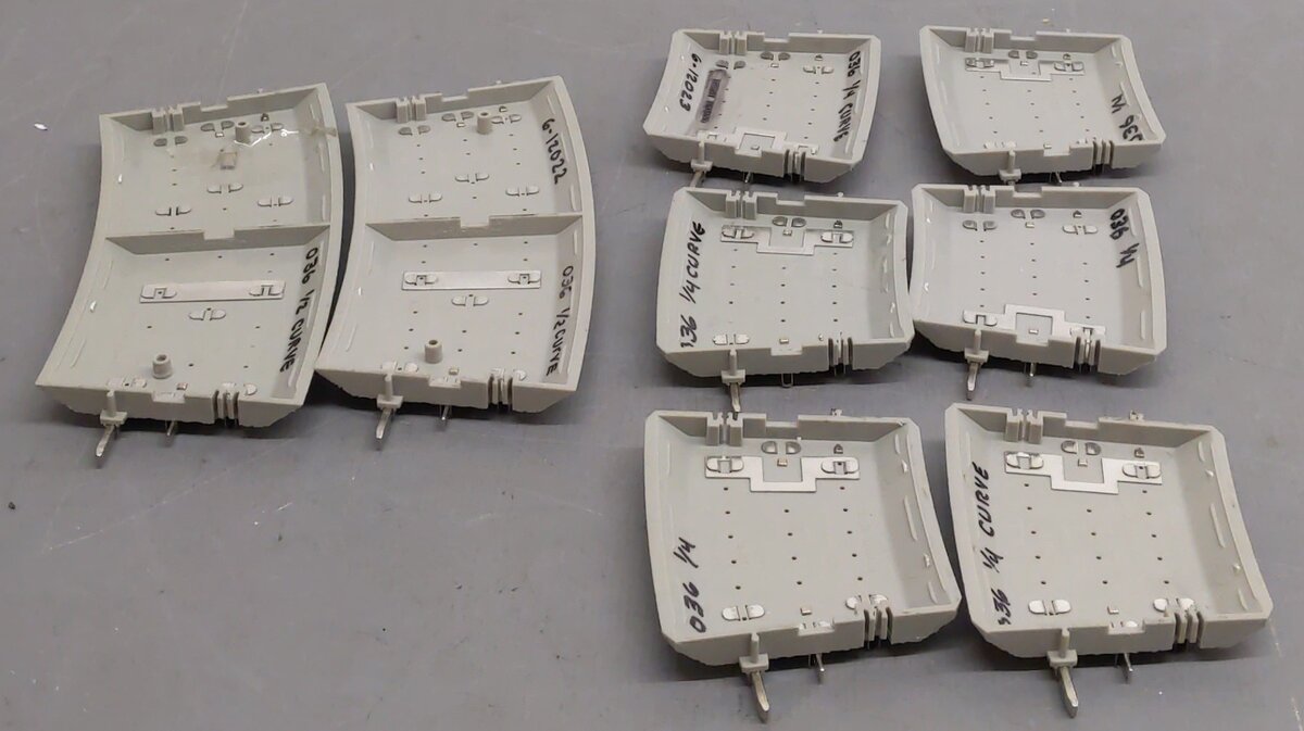 Lionel O Gauge Assorted Curved Track; 6-12023, 6-12022, [8] VG