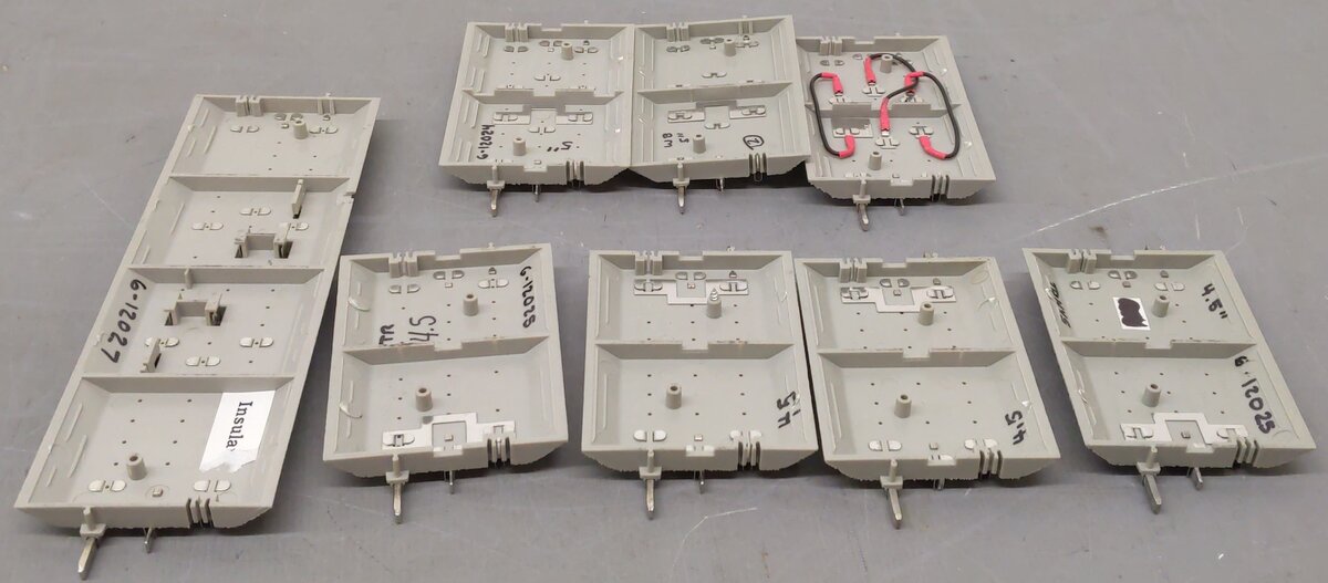 Lionel O Gauge Assorted Fastrack Straight Track; 6-12025, 6-12024, 6-12027 [8] VG