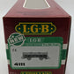 LGB 4111 G Scale OEG Flatcar w/ Cover (Orange) EX/Box