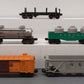 Lionel Vintage O Freight Cars: 2465, 6142, 6352, 6446-25, 3451 [5] EX