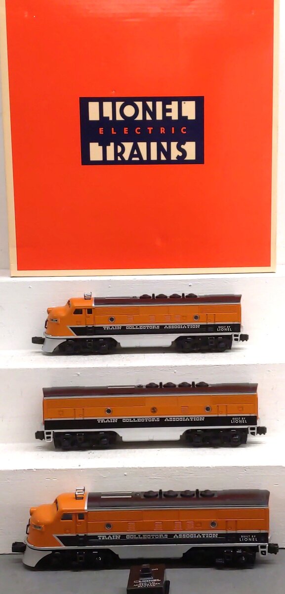 Lionel 6-11737 O Gauge TCA 40th Anniversary F3 ABA Diesel Locomotive Set EX/Box