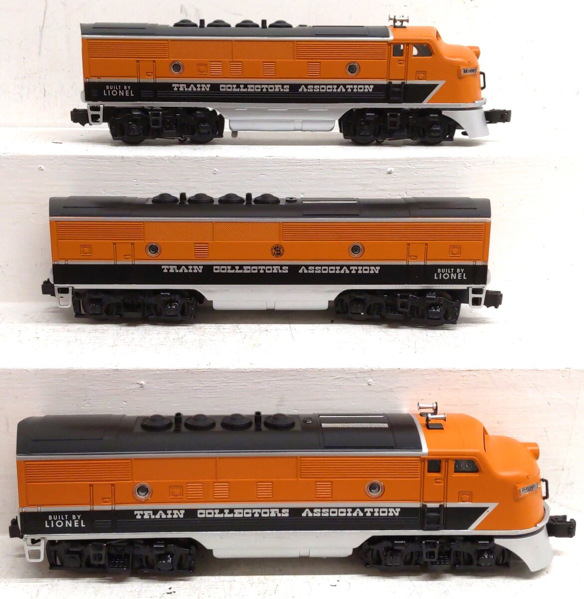 Lionel 6-11737 O Gauge TCA 40th Anniversary F3 ABA Diesel Locomotive Set EX/Box