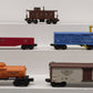 Lionel O Vintage Freight Cars: 6457, 6025, 6462, 3376, 36621 [5] VG