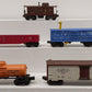 Lionel O Vintage Freight Cars: 6457, 6025, 6462, 3376, 36621 [5] VG