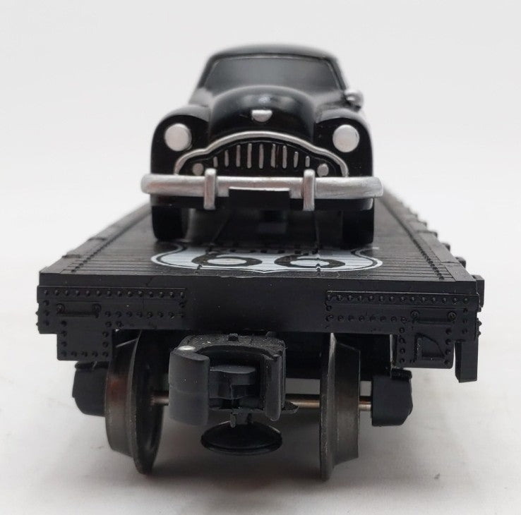 Lionel 6-17537 O Gauge Route 66 Flatcar with 2 Touring Coupes LN/Box