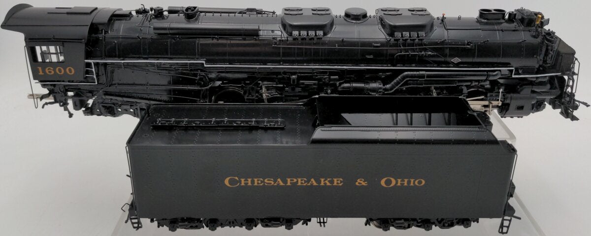 River Raisin Models S Scale Brass Chesapeake & Ohio 2-6-6-6 Loco & Tender #1600 EX/Box