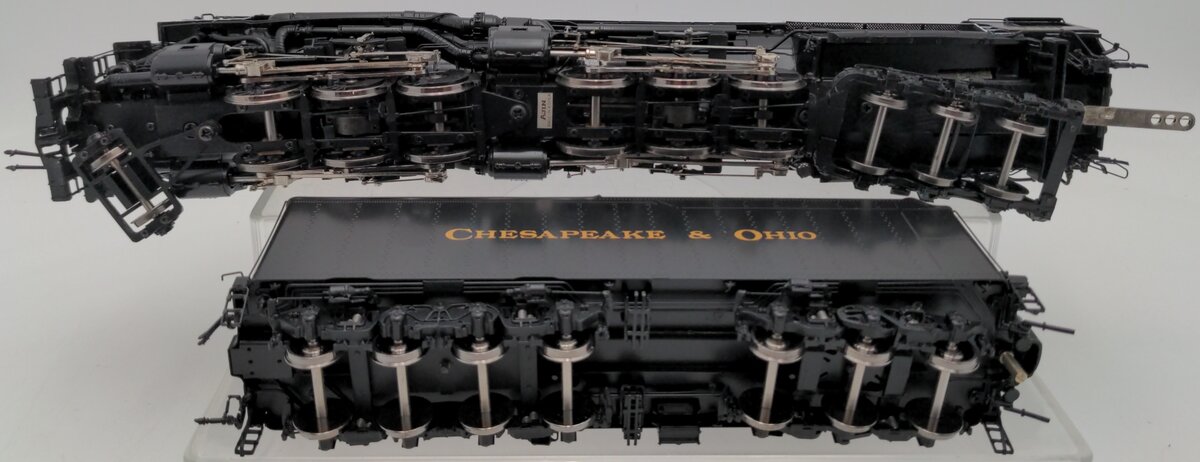 River Raisin Models S Scale Brass Chesapeake & Ohio 2-6-6-6 Loco & Tender #1600 EX/Box