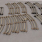 Lionel O Gauge Assorted Curved Tubular Track Segments; 65501, 65504, 65033 [21] VG