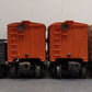 Lionel O Vintage Freight Cars: 6414, 6112, 3472, 3472, 3656, 3656 [6] VG
