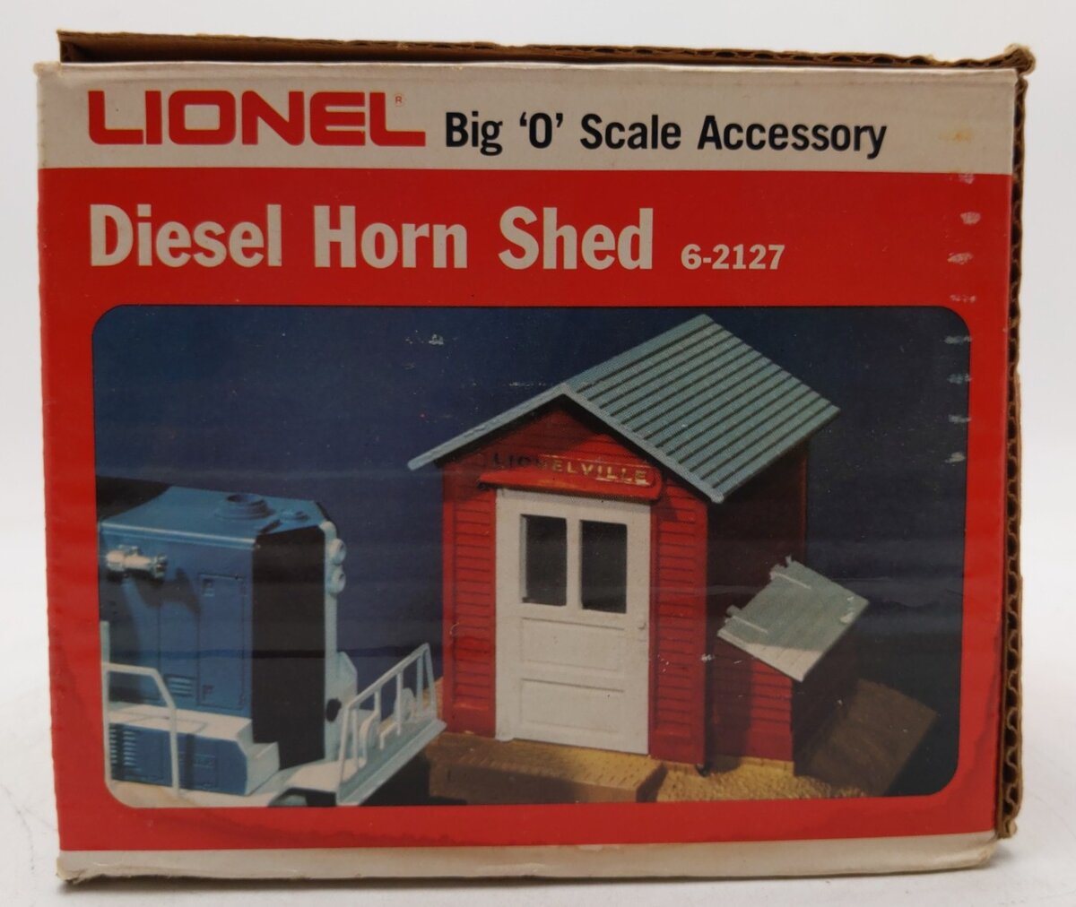 Lionel 6-2127 O Lionelville Assembled Battery Operated Diesel Horn Shed EX/Box