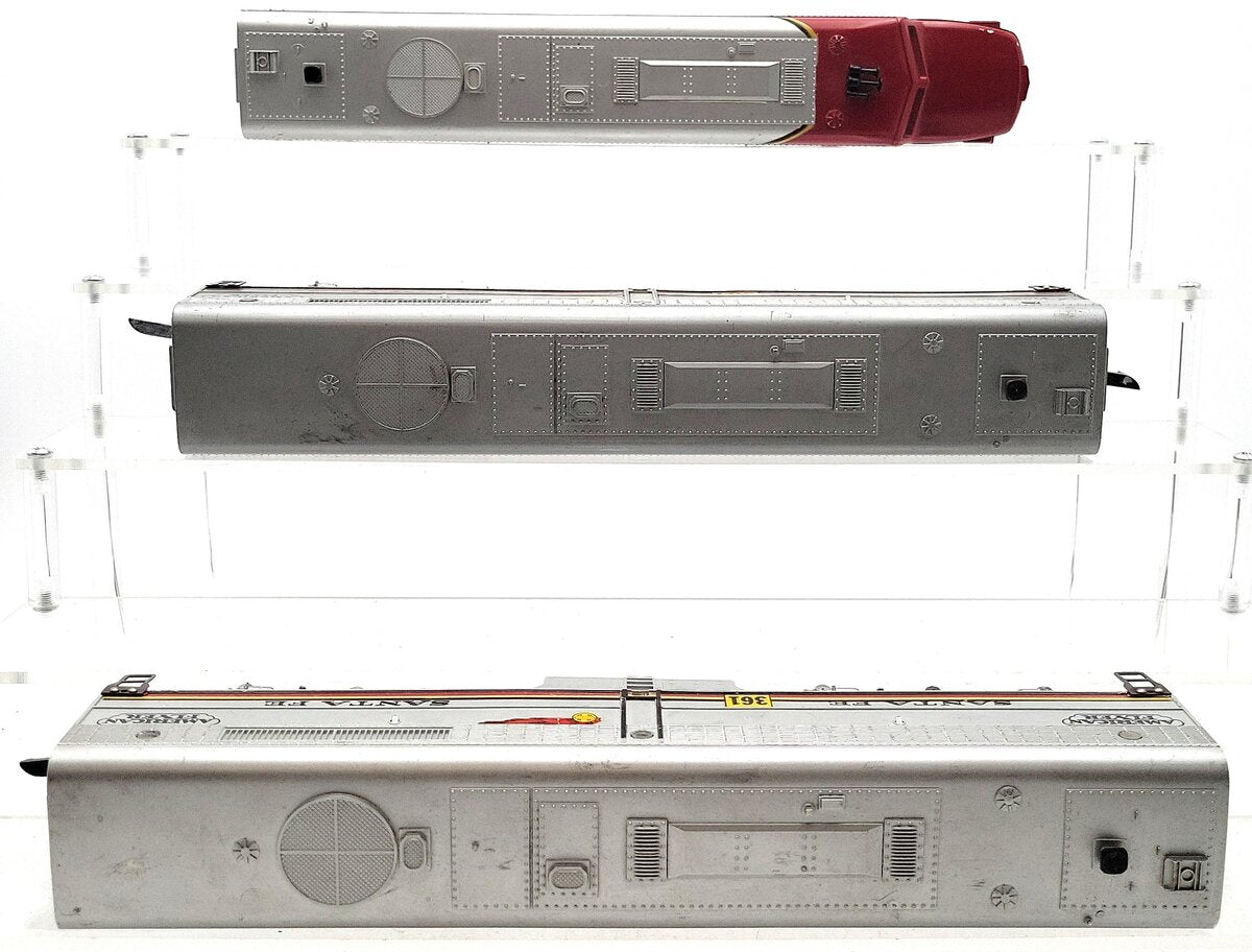 American Flyer 362 Vintage S Santa Fe ABB Diesel Locomotive Set 360, 361, 364 VG
