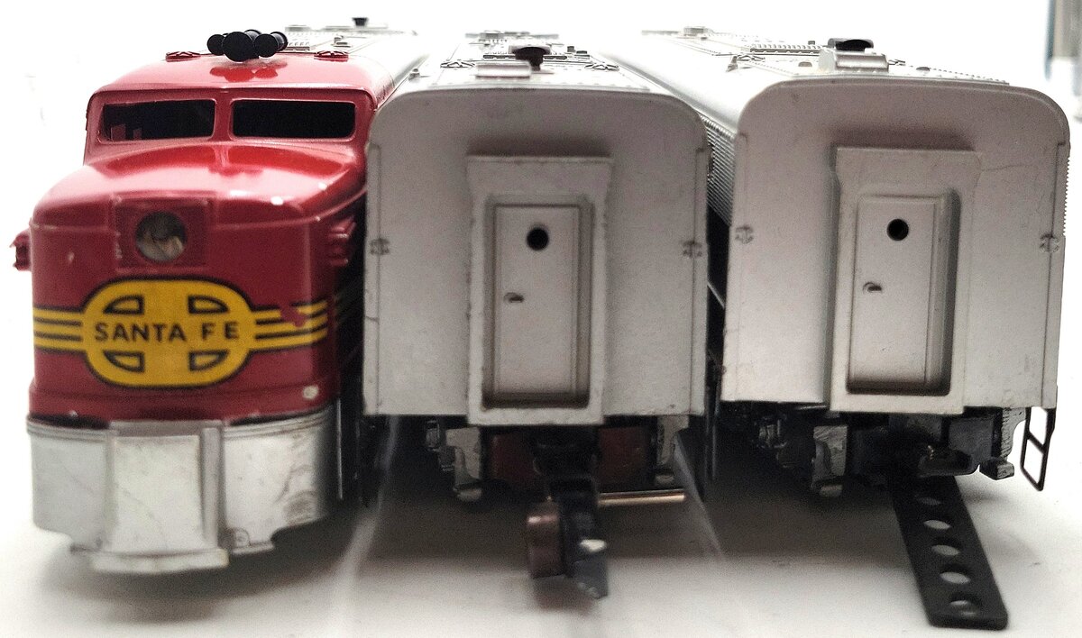American Flyer 362 Vintage S Santa Fe ABB Diesel Locomotive Set 360, 361, 364 VG