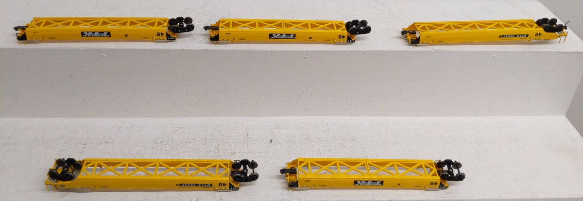 Con-Cor 0001-001951 HO TTX Twin Stack Container Car 5-Pack EX