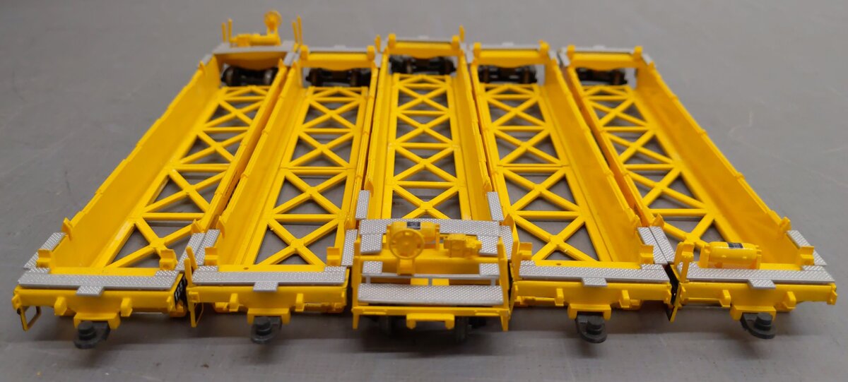 Con-Cor 0001-001951 HO TTX Twin Stack Container Car 5-Pack EX