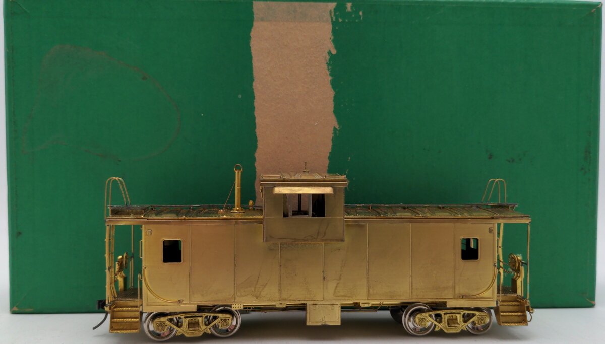 Overland S Scale Brass Denver & Rio Grande Western Caboose VG/Box