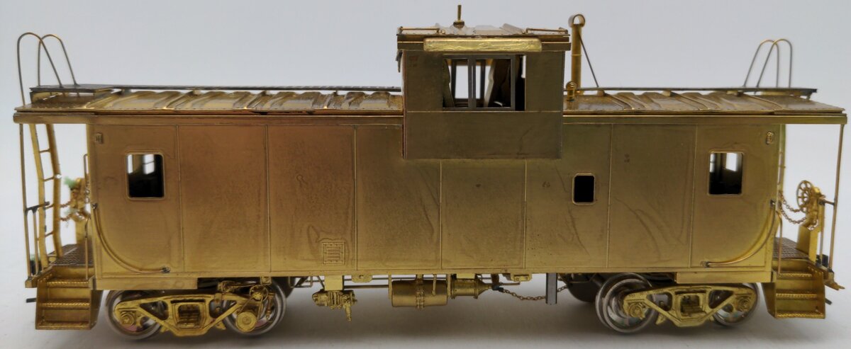 Overland S Scale Brass Denver & Rio Grande Western Caboose VG/Box