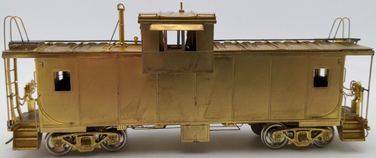Overland S Scale Brass Denver & Rio Grande Western Caboose VG/Box