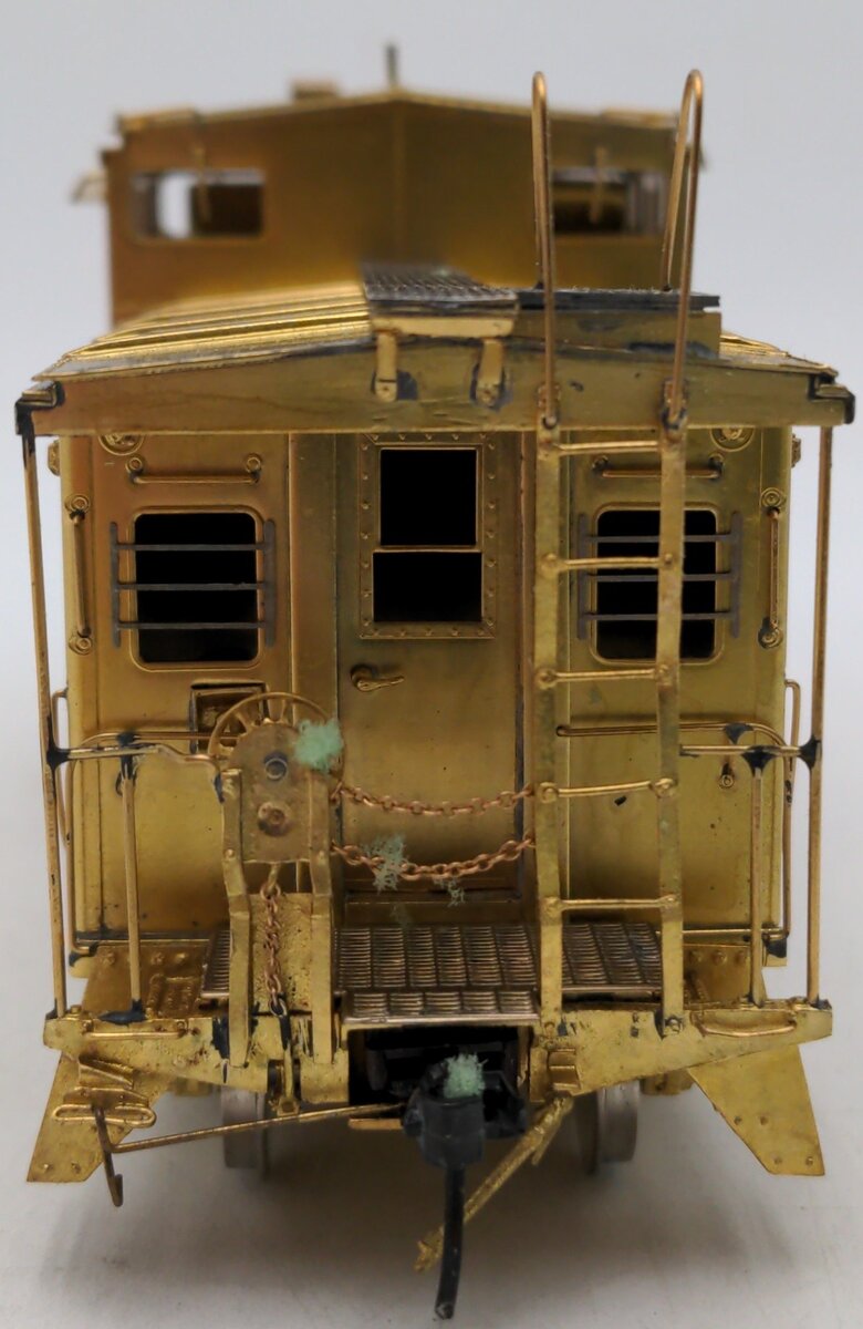 Overland S Scale Brass Denver & Rio Grande Western Caboose VG/Box