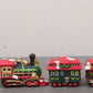 Greenbrier International Winter Village "Hollystone Train Station" Set EX