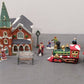 Greenbrier International Winter Village "Hollystone Train Station" Set EX