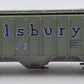 Walthers  HO Scale 39' Pillsbury 3 Bay Covered Hopper Weathered