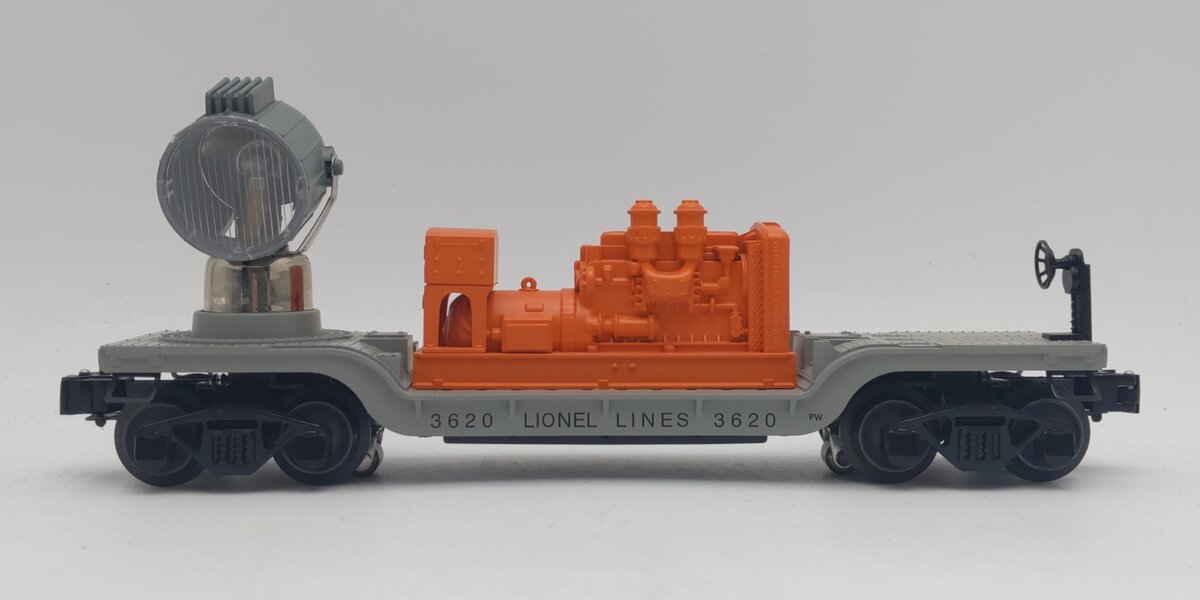 Lionel 6-31711 O Gauge PWC Diecast Searchlight Car #3620 LN
