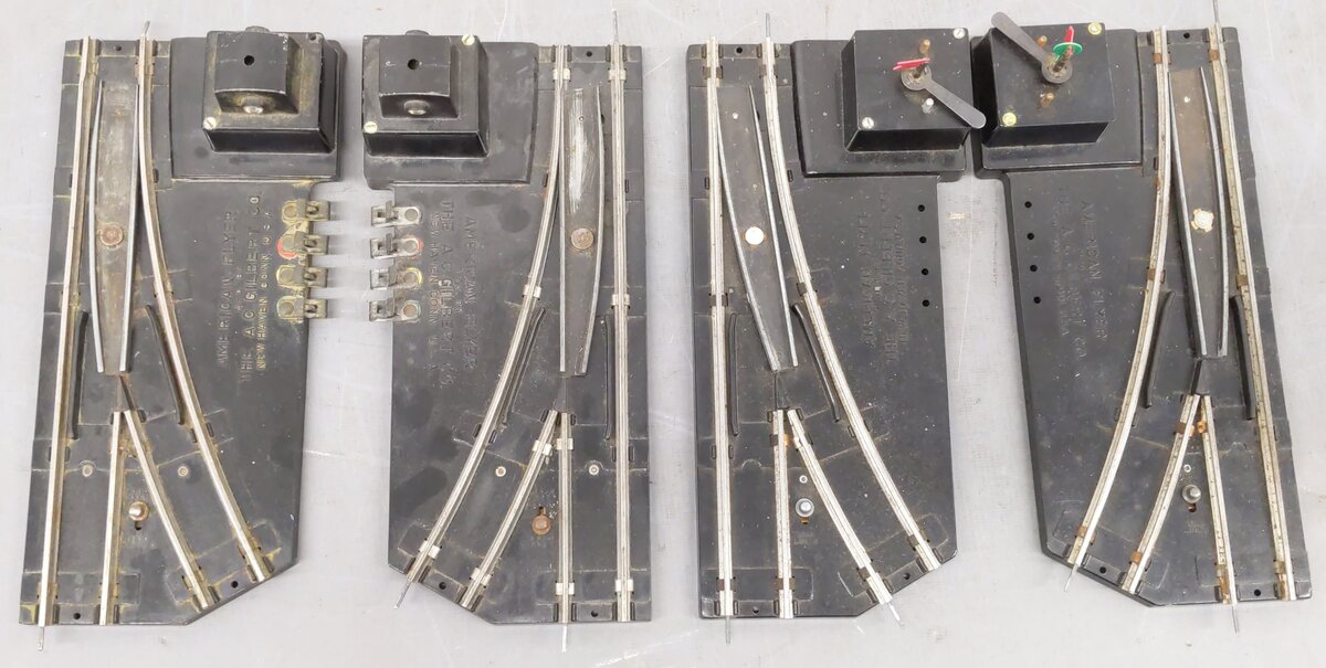 American Flyer 720A & 722A Vintage S Manual Switches (2 Pair) VG