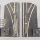 American Flyer 720A & 722A Vintage S Manual Switches (2 Pair) VG