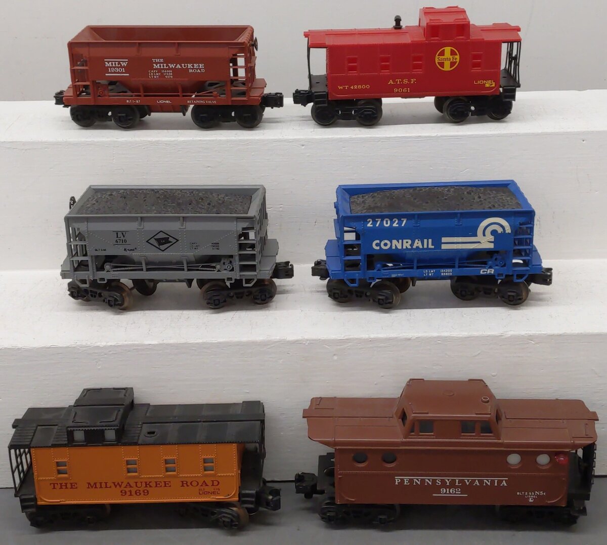 Lionel & K-Line O Gauge Caboose and Ore Cars [6] EX