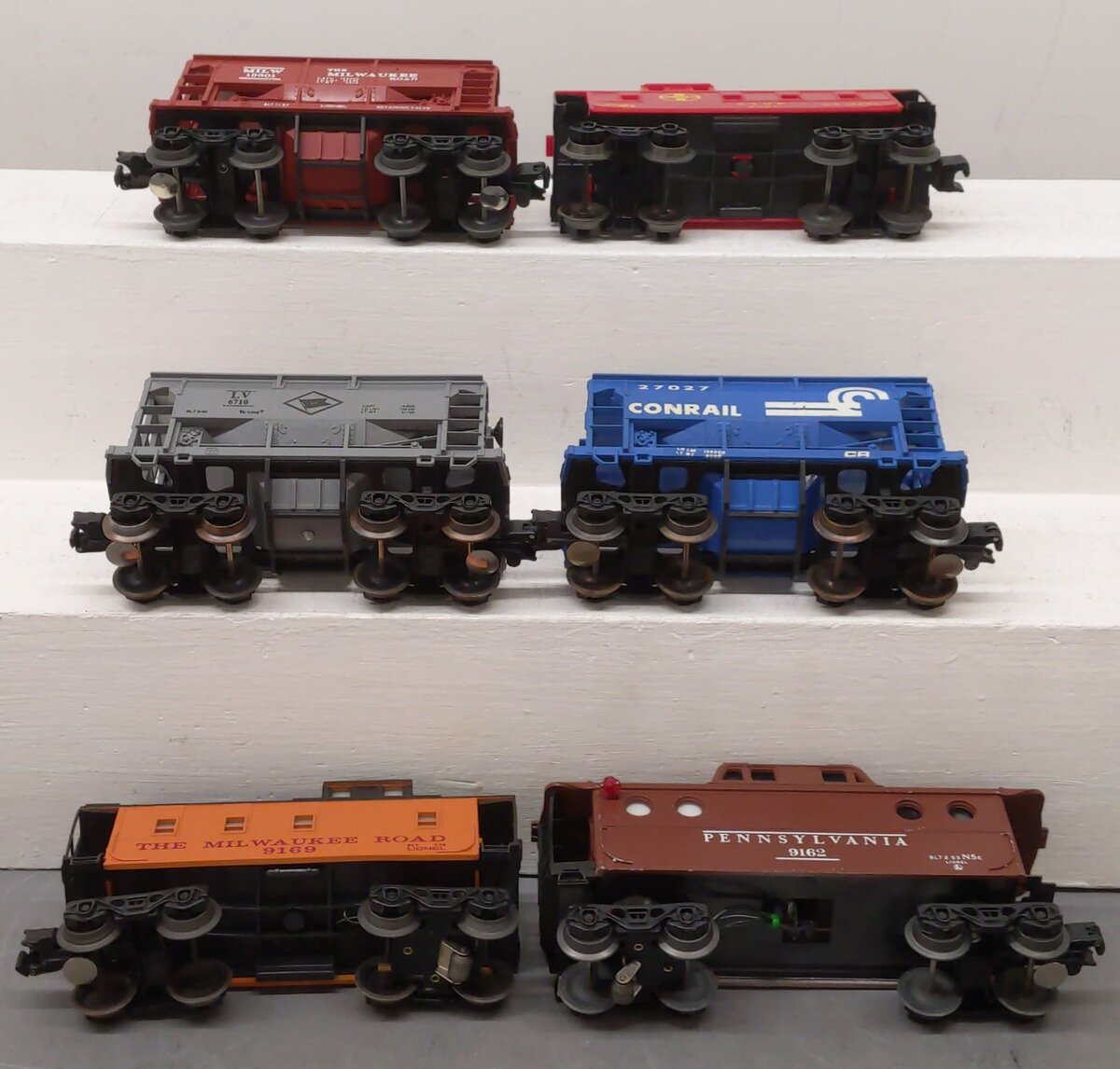 Lionel & K-Line O Gauge Caboose and Ore Cars [6] EX