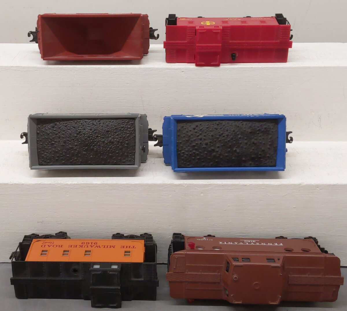 Lionel & K-Line O Gauge Caboose and Ore Cars [6] EX